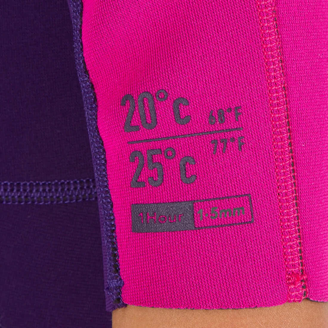 100 kid’s 1.5 mm neoprene blue Shorty Surfing wetsuit
