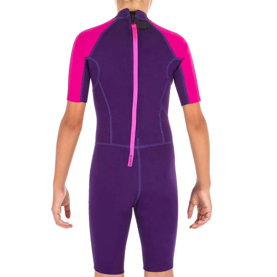 100 kid’s 1.5 mm neoprene blue Shorty Surfing wetsuit