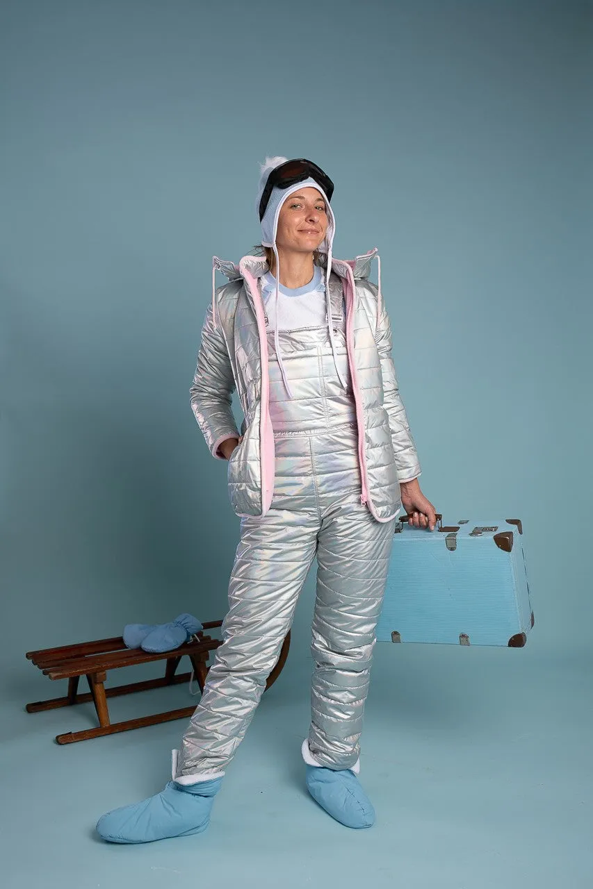 2in1: ADULT BABY SPACE SET JACKET AND DUNGAREES