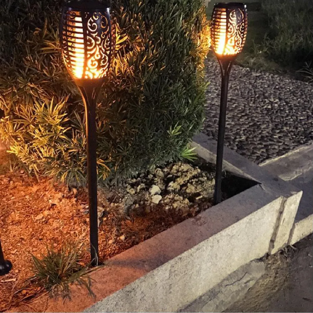 33 Led Outdoor Waterproof Solar Powered Small Torch Flame Light SP