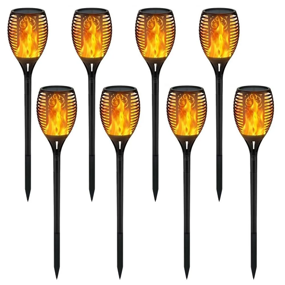 33 Led Outdoor Waterproof Solar Powered Small Torch Flame Light SP