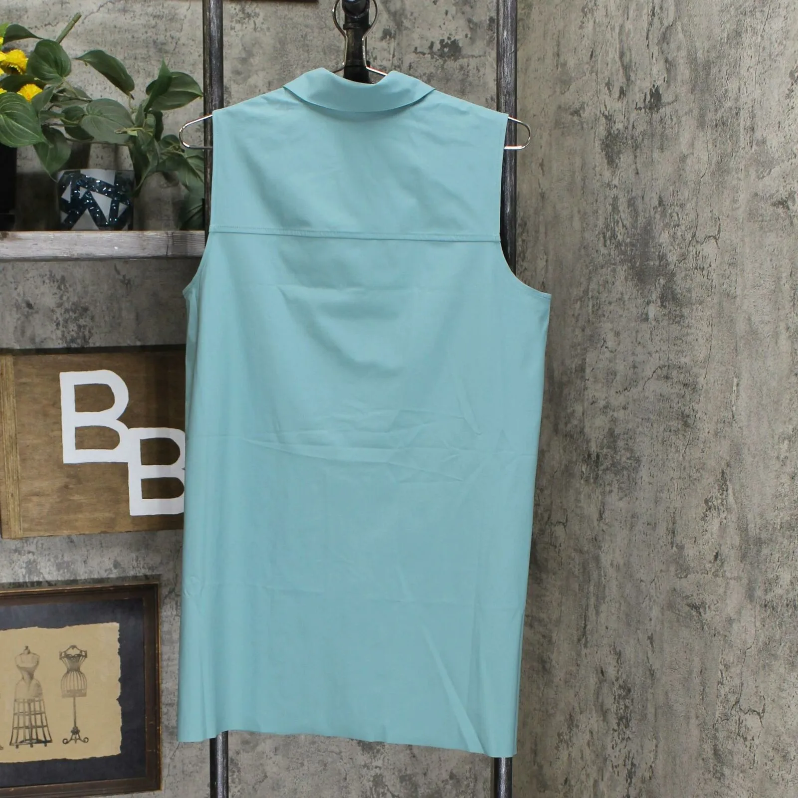 Alfani Women's Sleeveless Knit Button Front Tunic Blouse