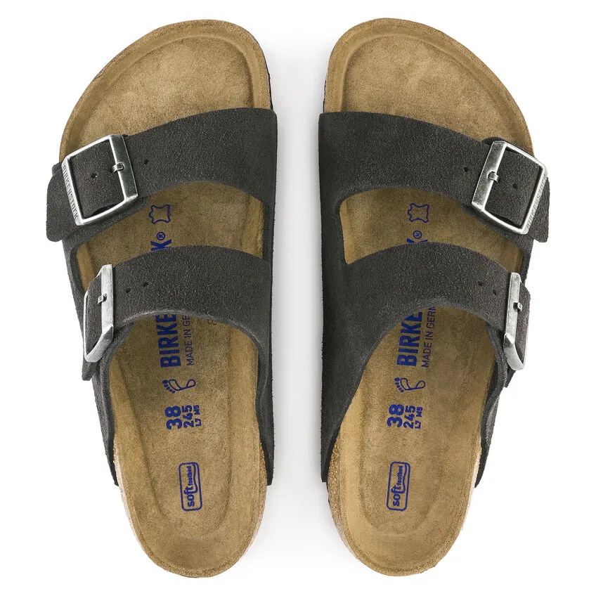 Arizona Soft - Velvet Grey Suede||Arizona assise plantaire souple - Suède Velvet grey
