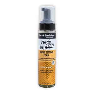 Aunt Jackie's Ready, Set, Hold! Braid Setting Foam (Biotin   Honey)