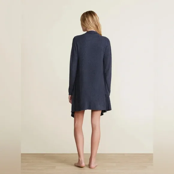 Barefoot Dreams Cozychic Lite Island Wrap Cardigan in Indigo Size S/M