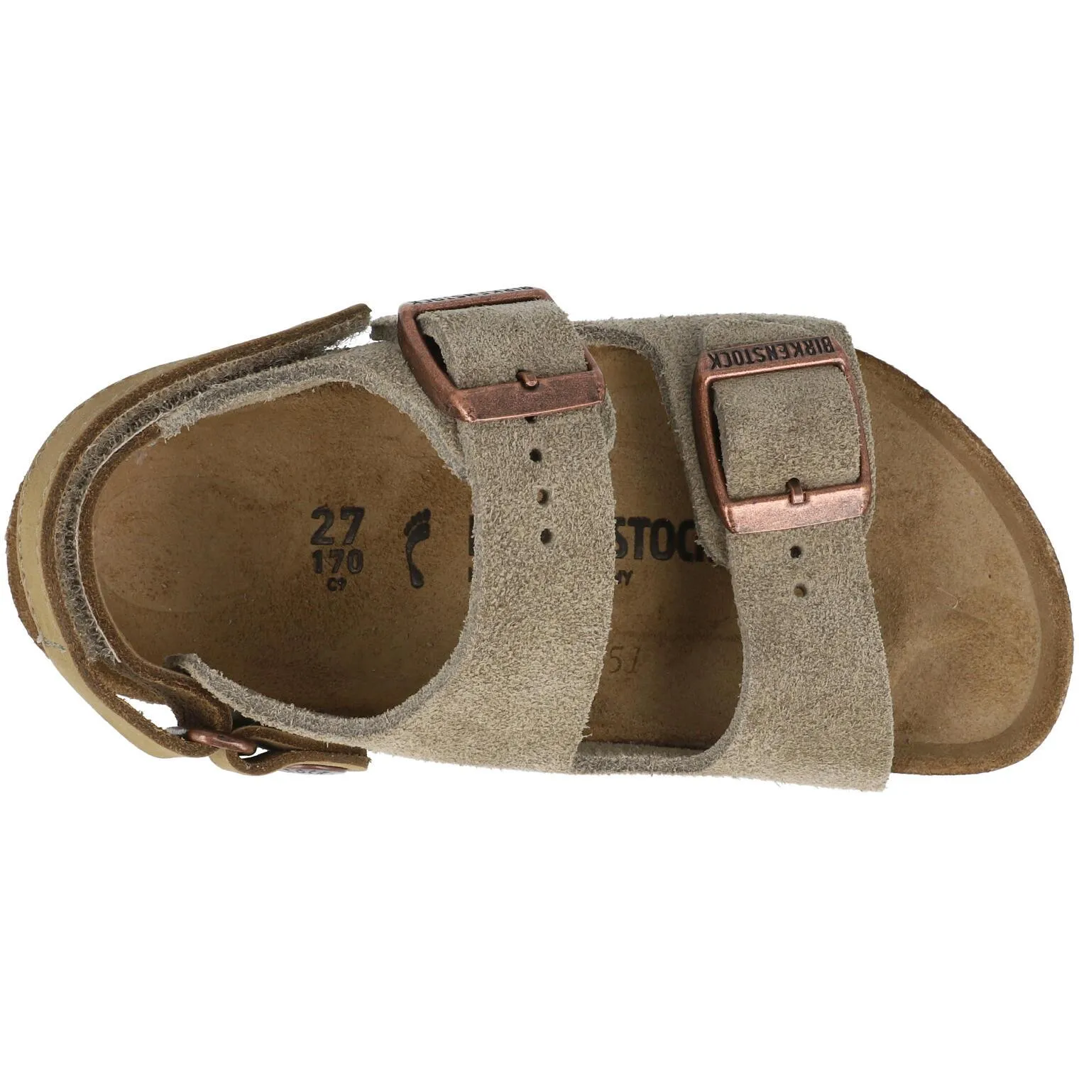 Birkenstock Milano Kids Taupe Sandals