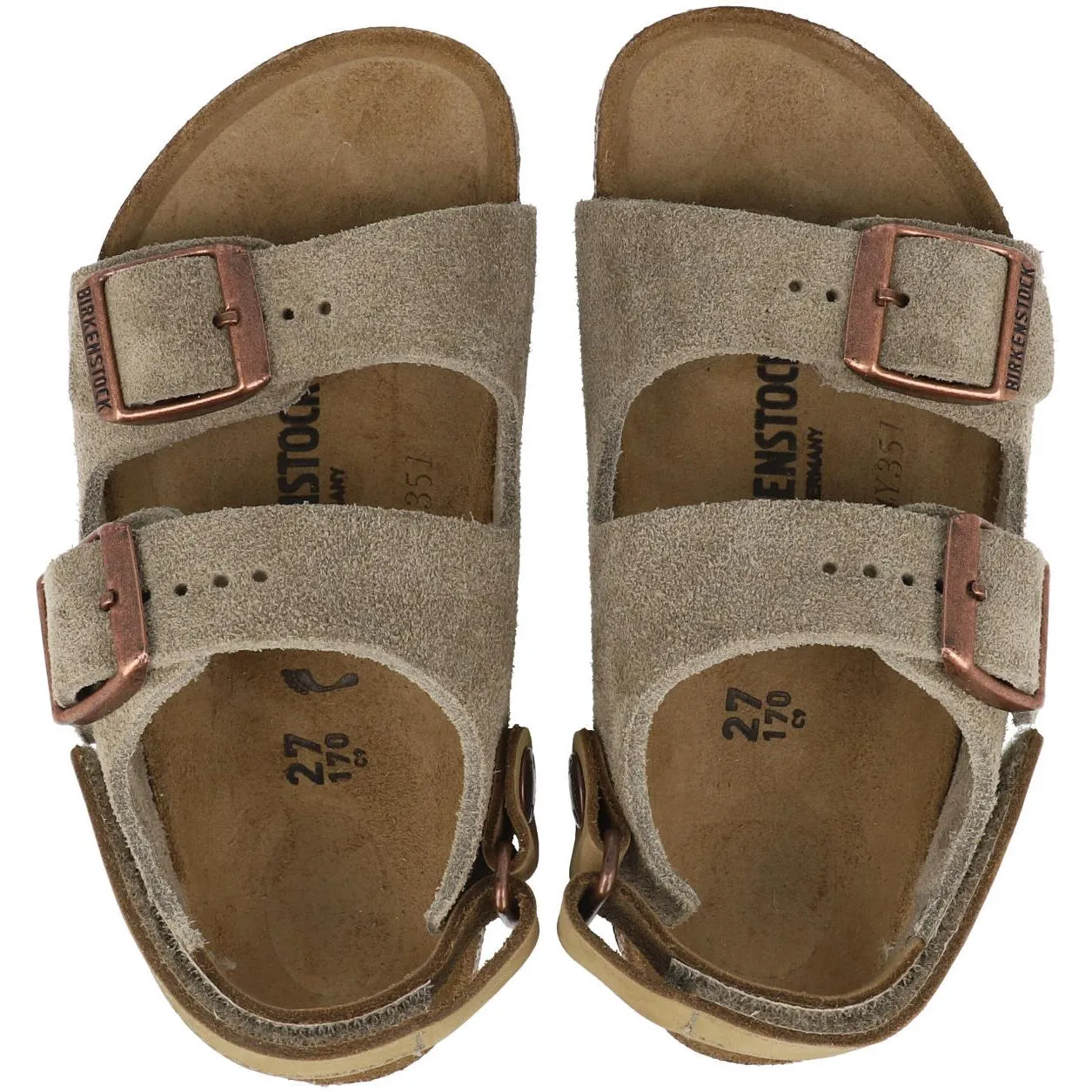 Birkenstock Milano Kids Taupe Sandals
