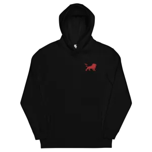 Black Unisex fashion hoodie