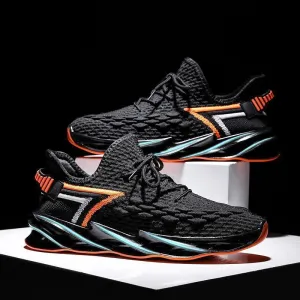 Blade-End Flying Woven Wind Mesn's Sneakers