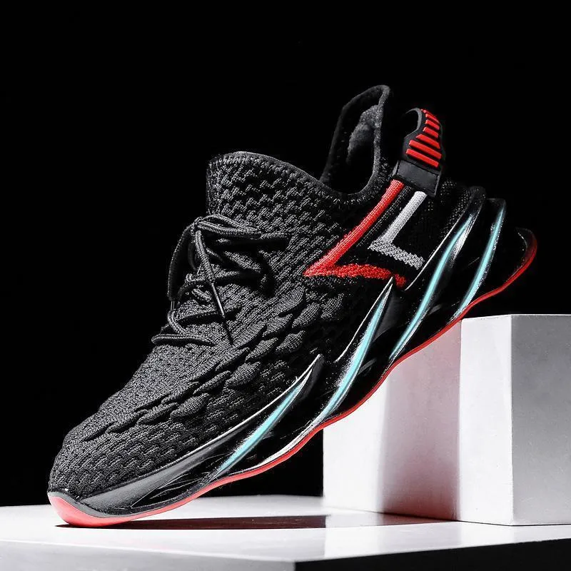 Blade-End Flying Woven Wind Mesn's Sneakers