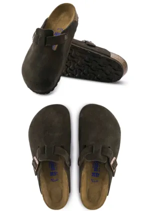 Boston Mocca Suede Leather