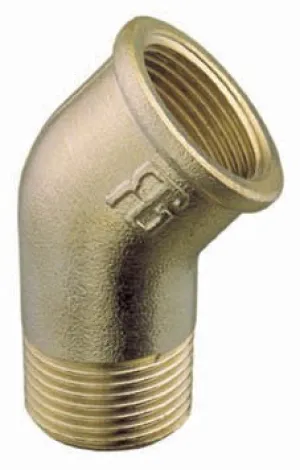 Brass elbow 45° BSP Male-Female thread