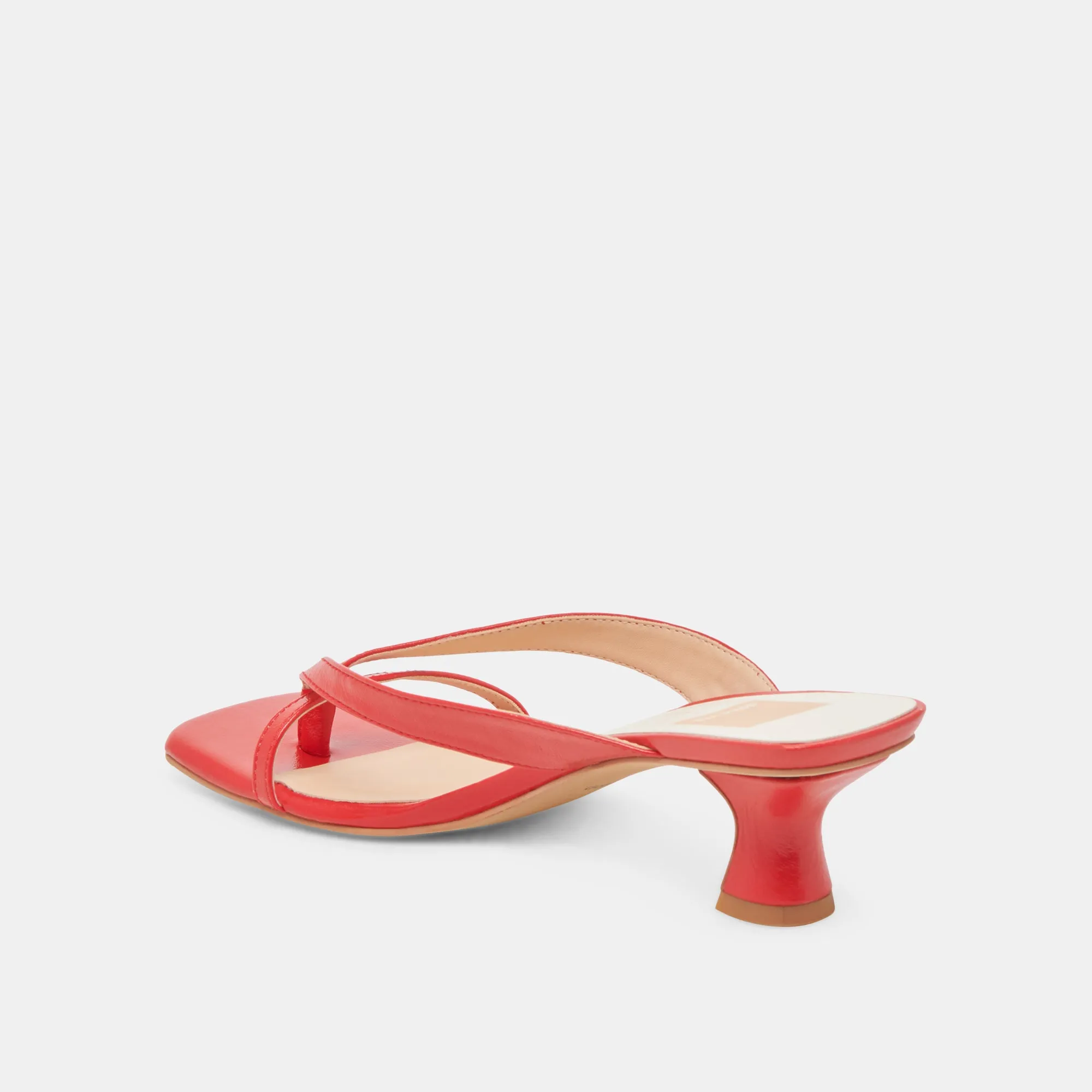 BREVEL WIDE HEELS CHILI LEATHER
