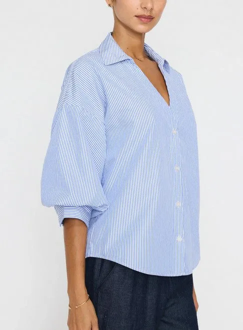Brochu Walker Kate Shirt - Blue Stripe