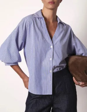 Brochu Walker Kate Shirt - Blue Stripe