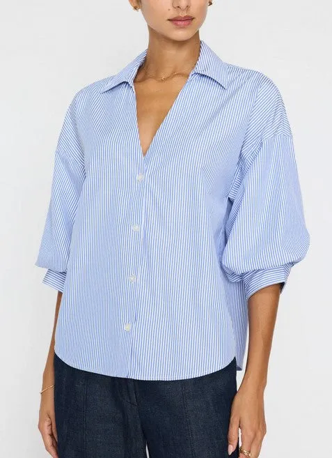 Brochu Walker Kate Shirt - Blue Stripe