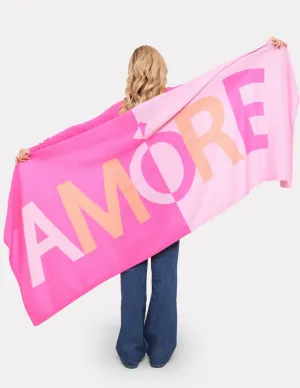 Brodie Amore Cashmere Scarf - Diva Pink