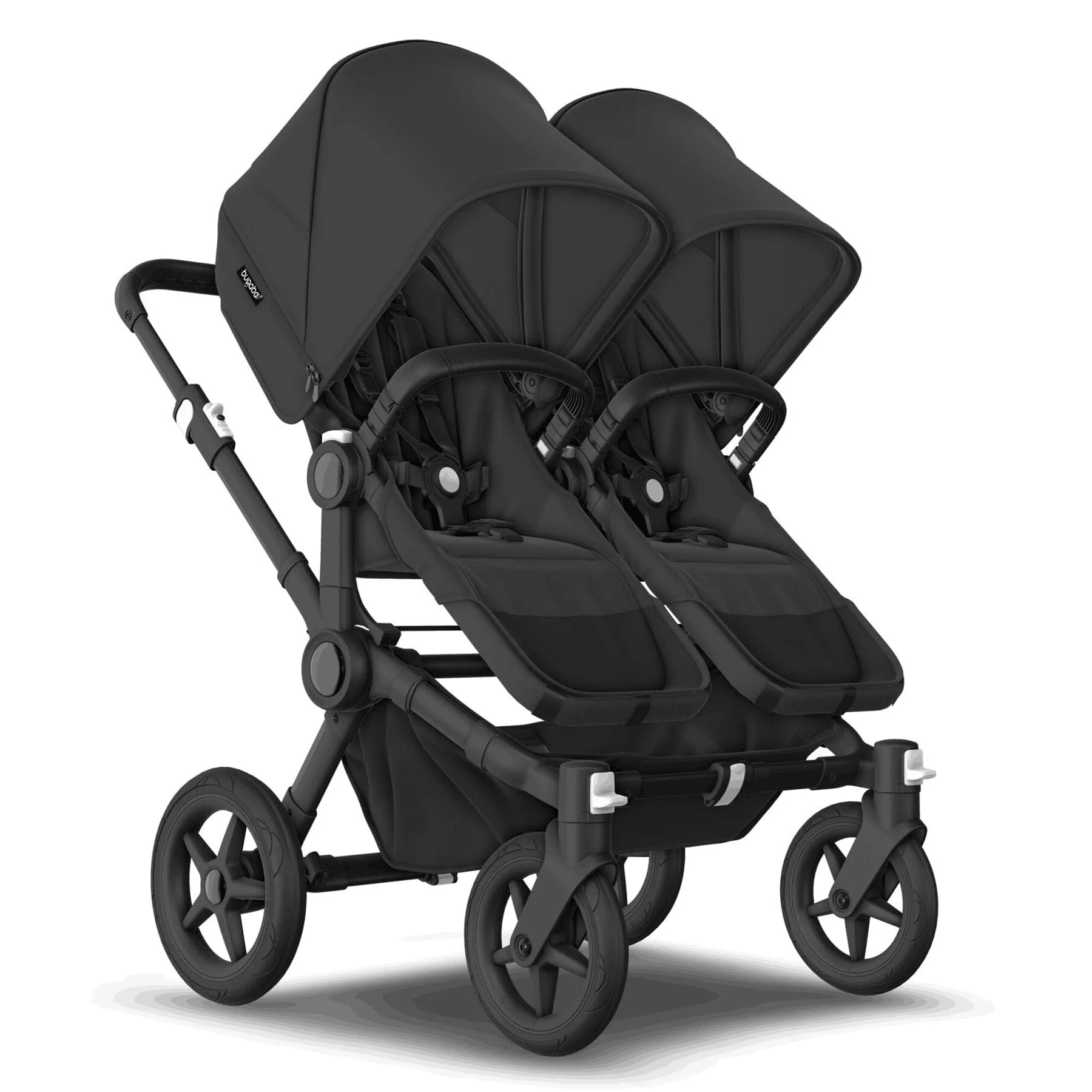 Bugaboo Donkey 5 Twin Complete Cloud T Travel System in Midnight Black
