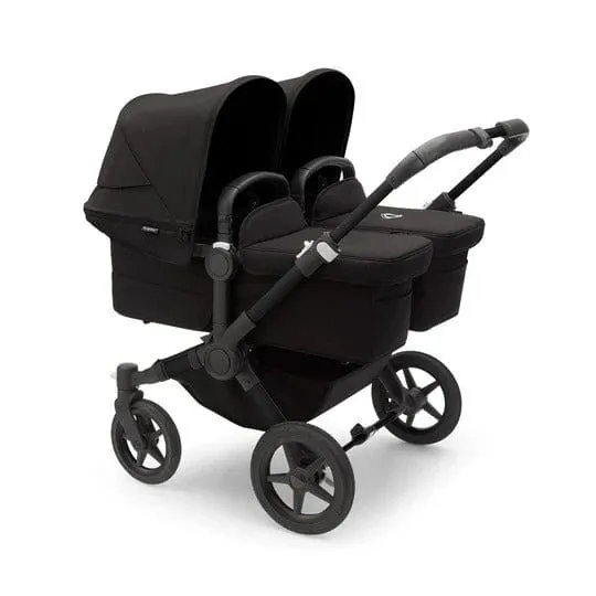 Bugaboo Donkey 5 Twin Complete Cloud T Travel System in Midnight Black