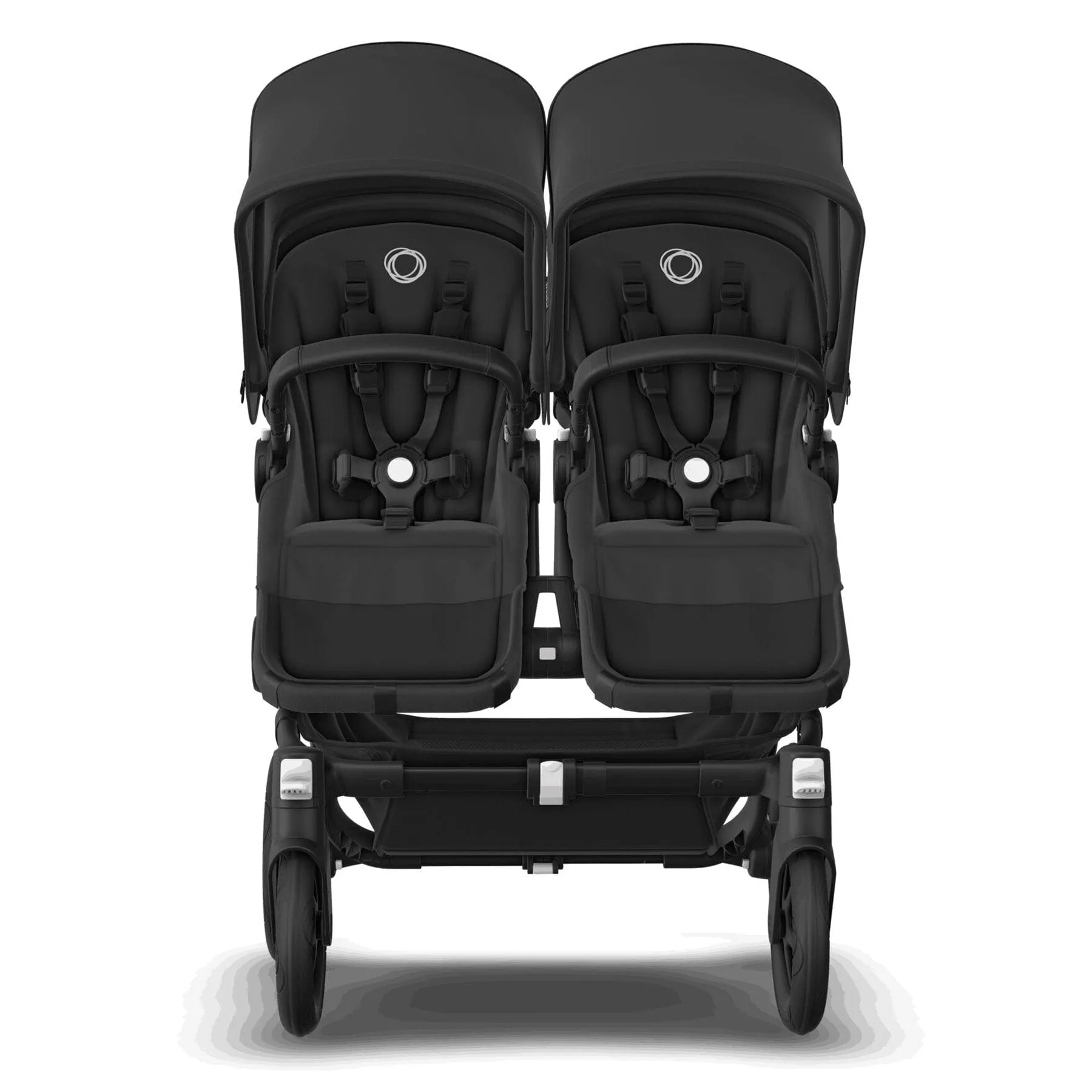 Bugaboo Donkey 5 Twin Complete Cloud T Travel System in Midnight Black