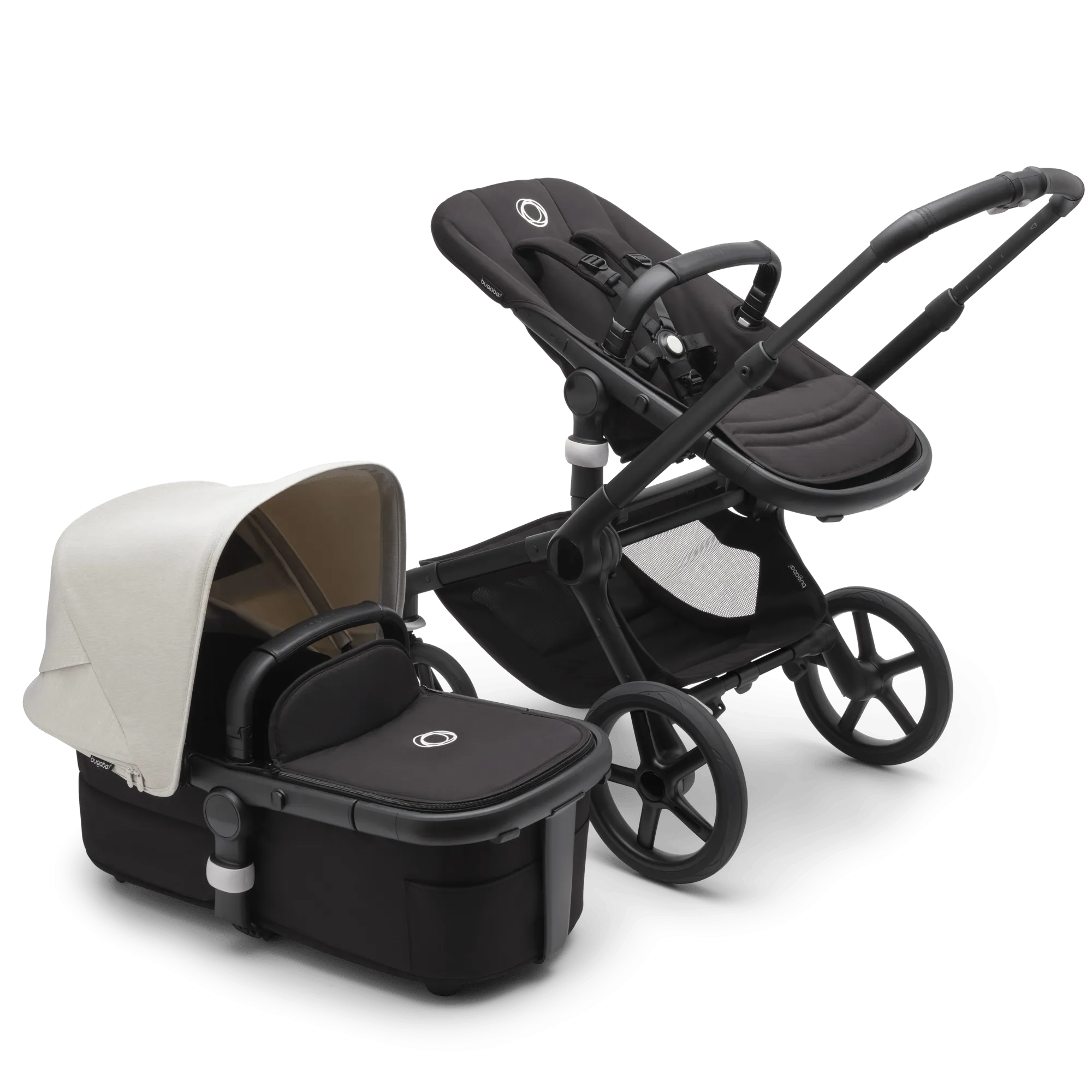 Bugaboo Fox 5 Essential Bundle - Black/Midnight Black/Misty White