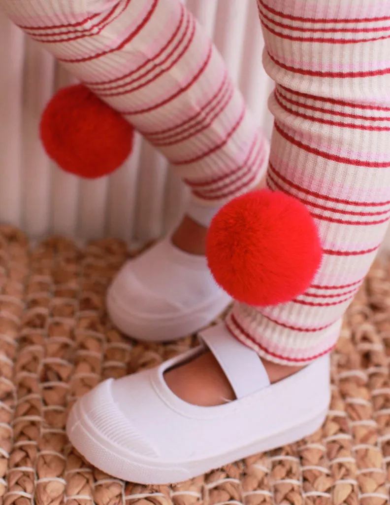 Bunny Pom Pom Jumper and Leggings Set Pink