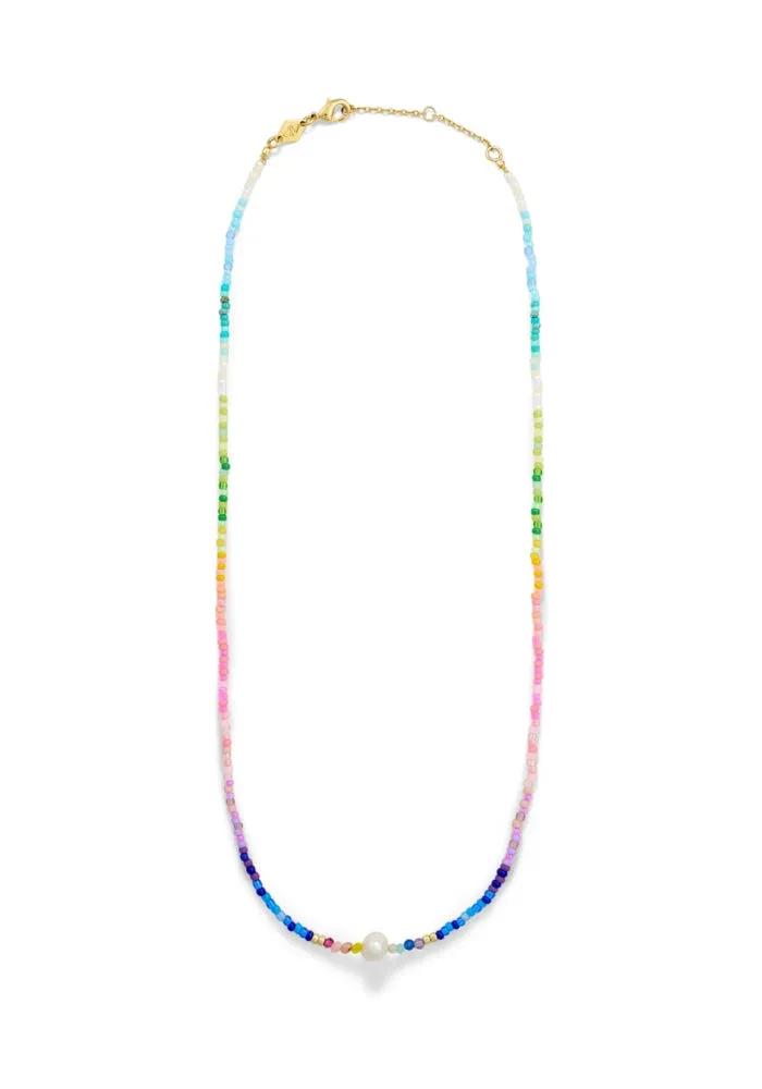 Capri Necklace - Neon Rainbow