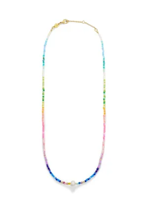 Capri Necklace - Neon Rainbow