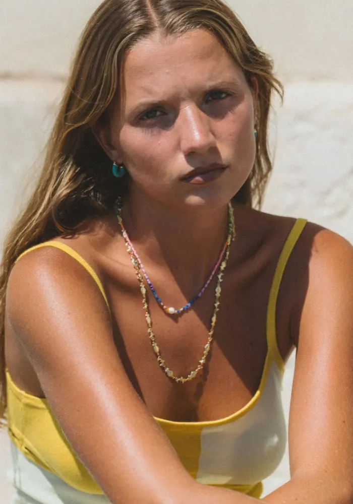 Capri Necklace - Neon Rainbow