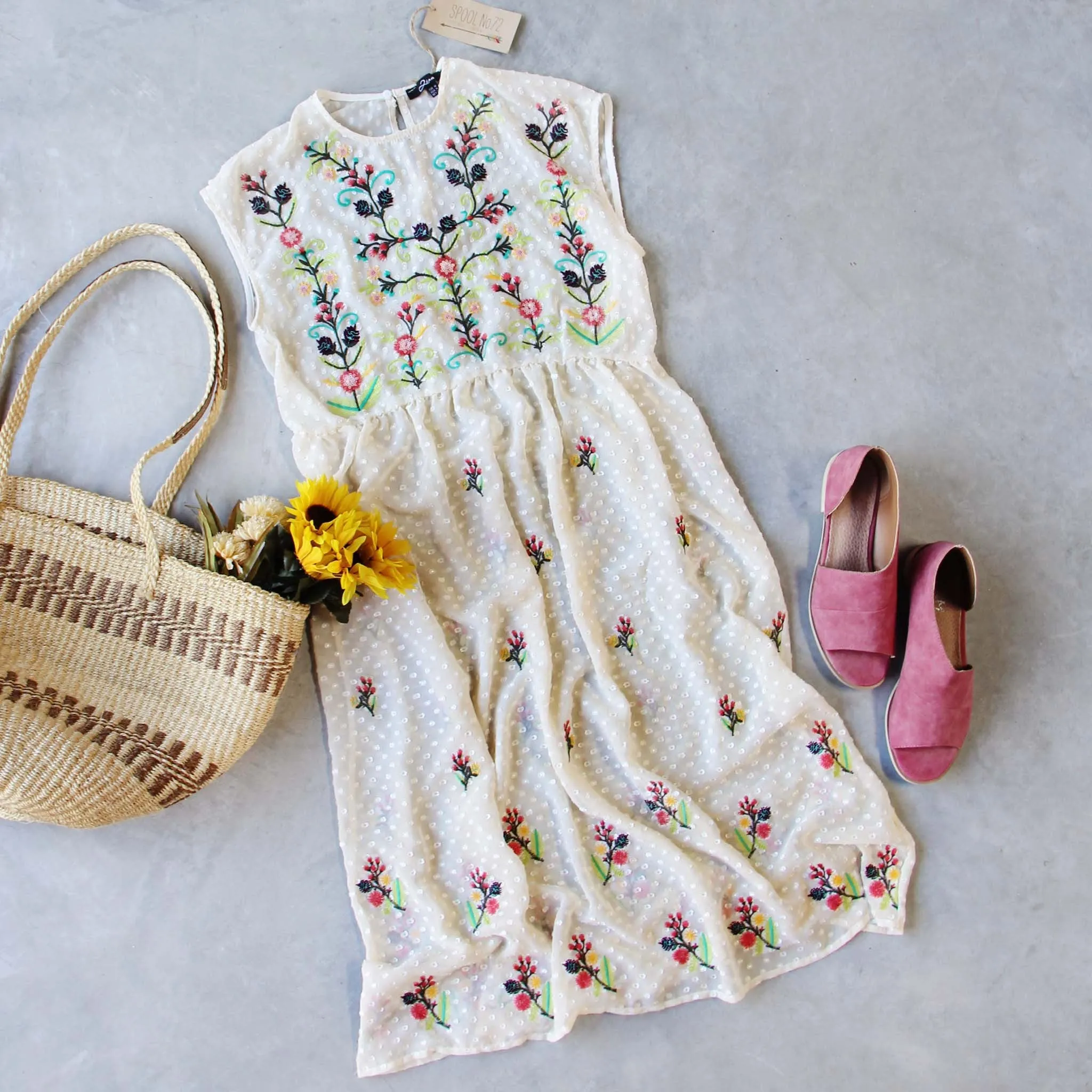 Chateau Embroidered Dress (wholesale)