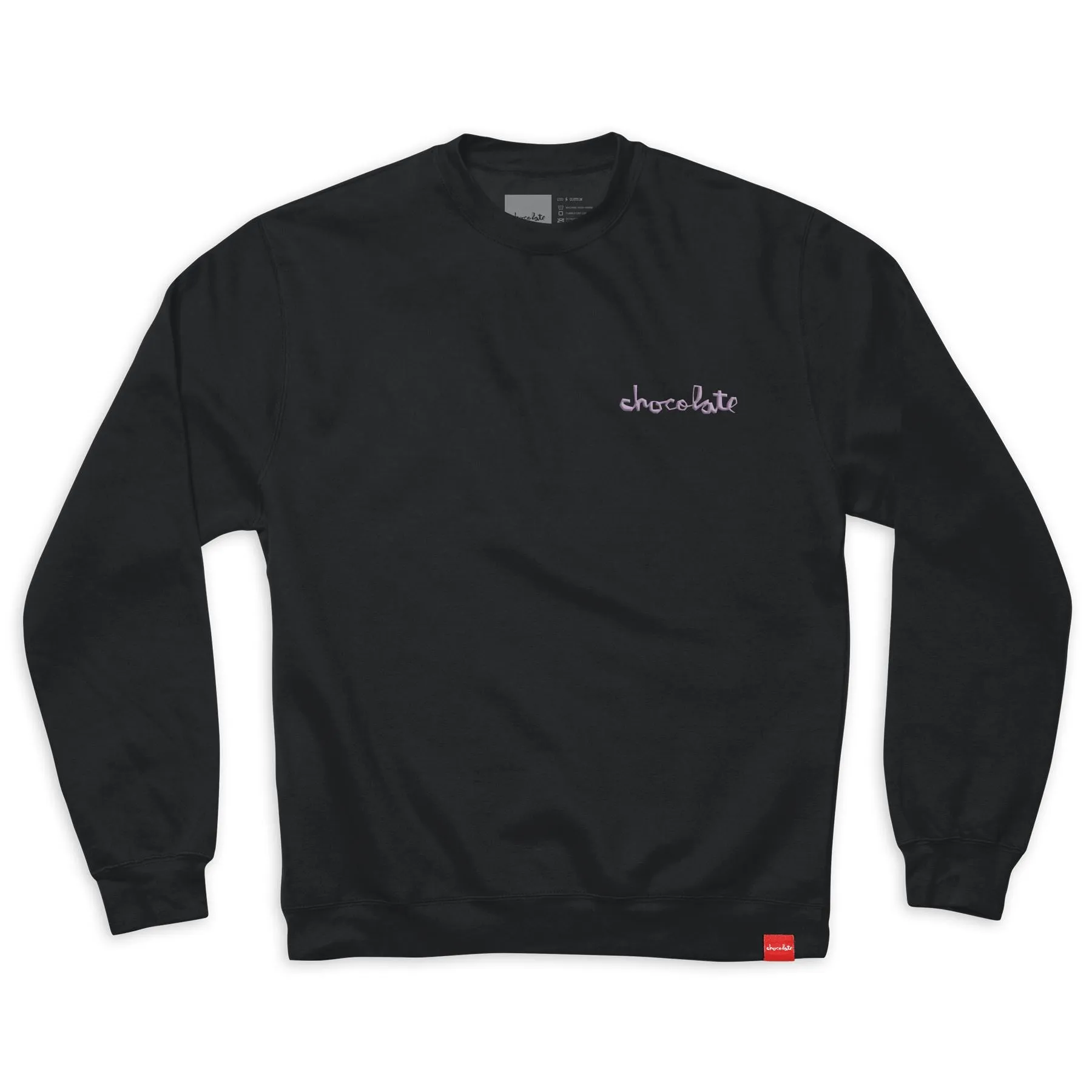 Chocolate Cozy Chunk Crew Black
