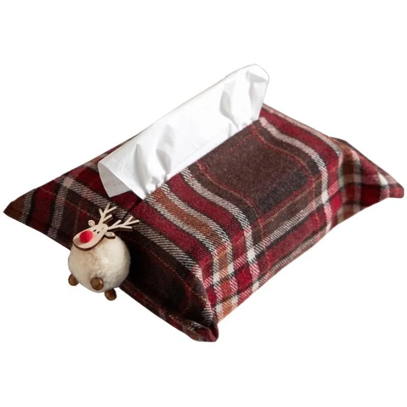 Christmas New Year Tissue Box