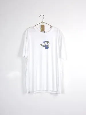 Clown Skateboards - Banksy Clown Tee White - Organic Cotton Last one Xl