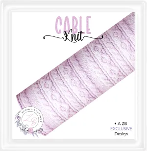 ⋅ Cozy Cable Knits ⋅ Premium Exclusive Vegan Faux Leather