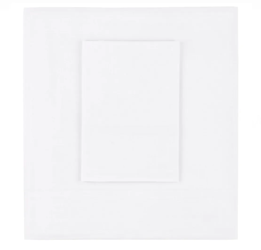 Cozy Cotton Sheet Set - White