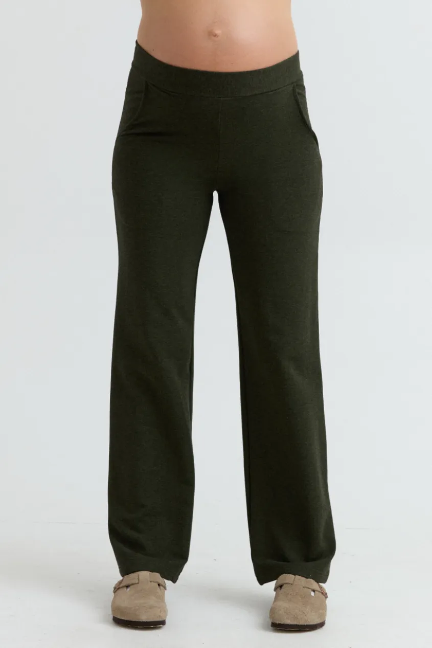 Cozy Fleece Wide-Leg Pant