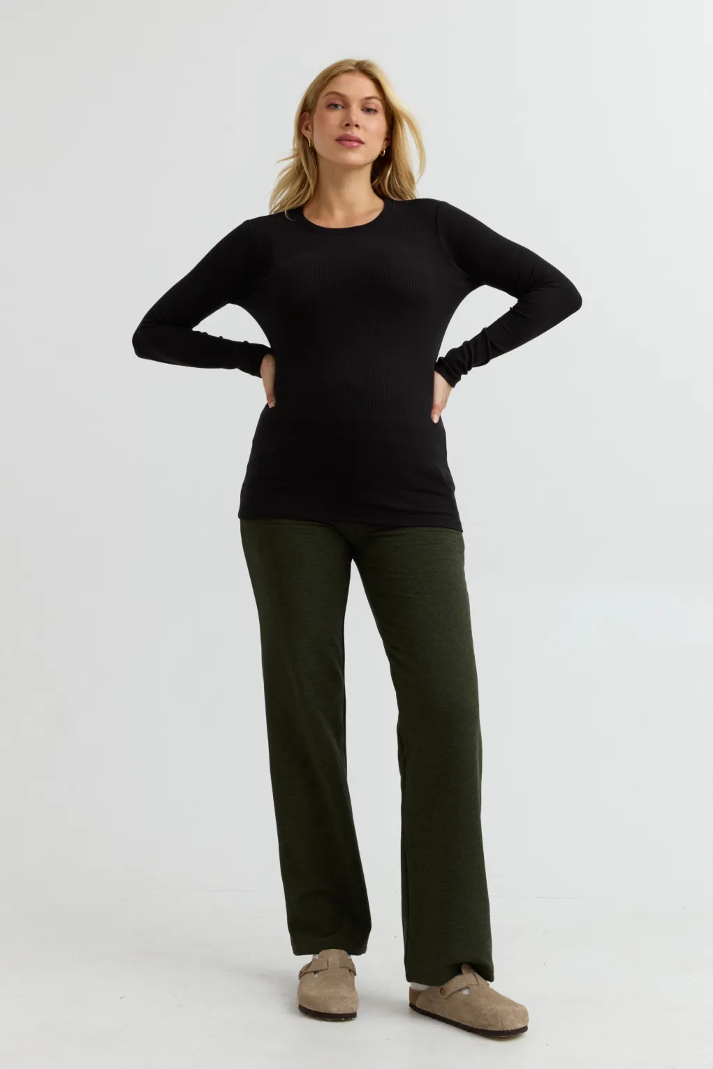 Cozy Fleece Wide-Leg Pant