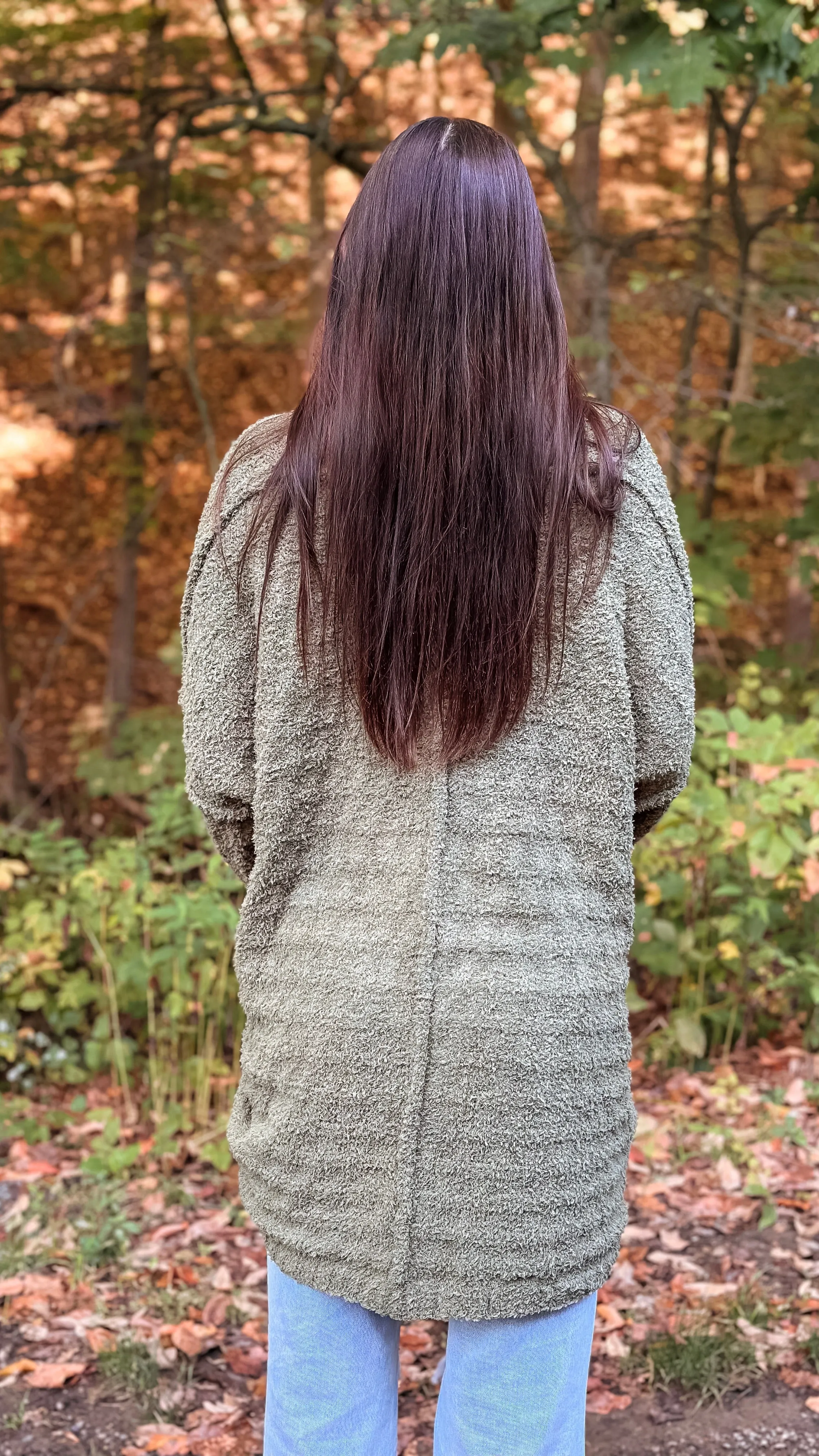Cozy Up Cardigan - Olive