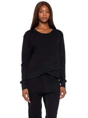 Crew Sweatshirt w/Stripe Trim
