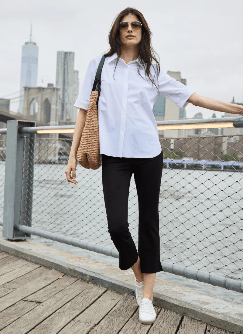 Cropped Kick Flare (24" Inseam)