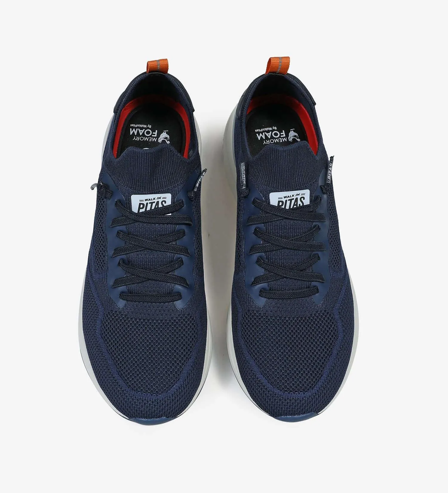 Cue Slip On Knit Canvas Sneaker Navy