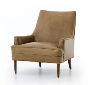 DANYA CHAIR, WARM TAUPE DAKOTA