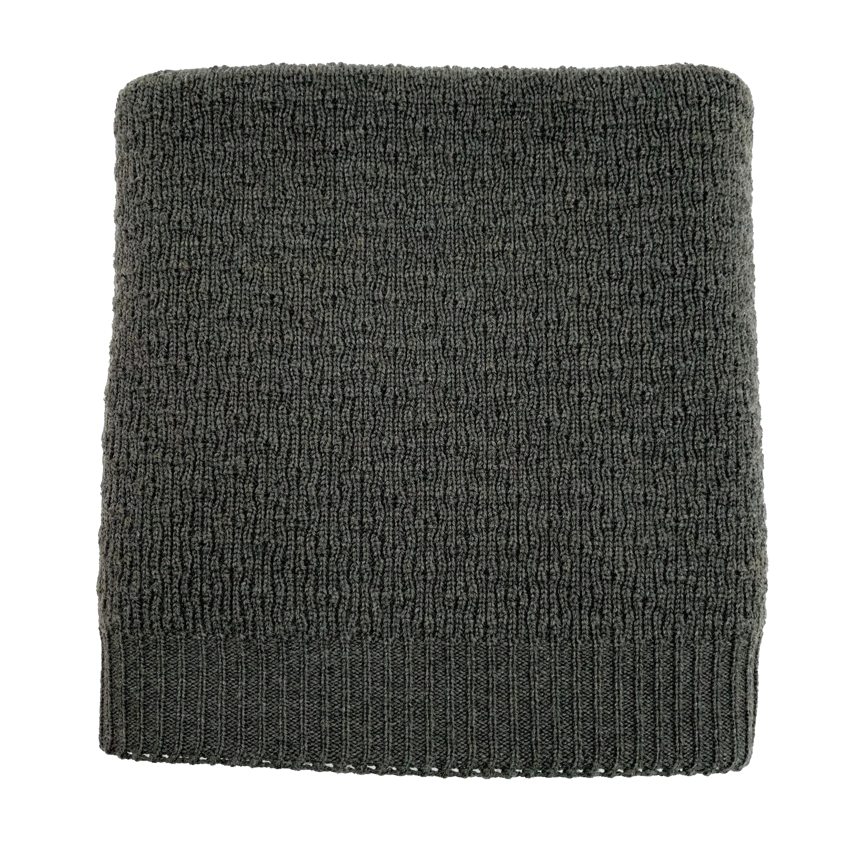 Dora Merino Wool Winter Knit Baby Blanket (Pine)