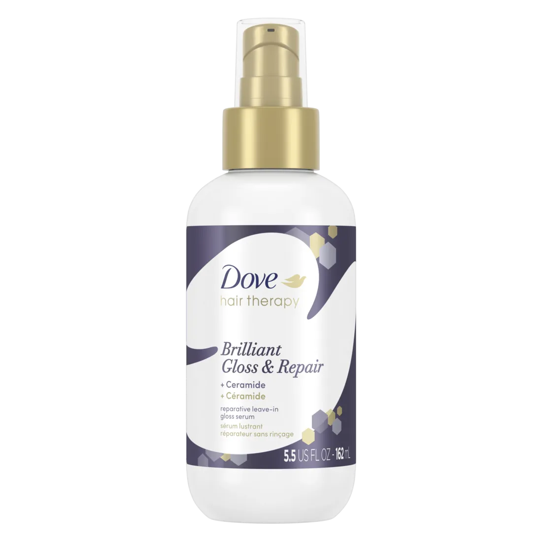Dove Hair Therapy Leave-In Hair Serum Brilliant Gloss & Repair 162 ml
