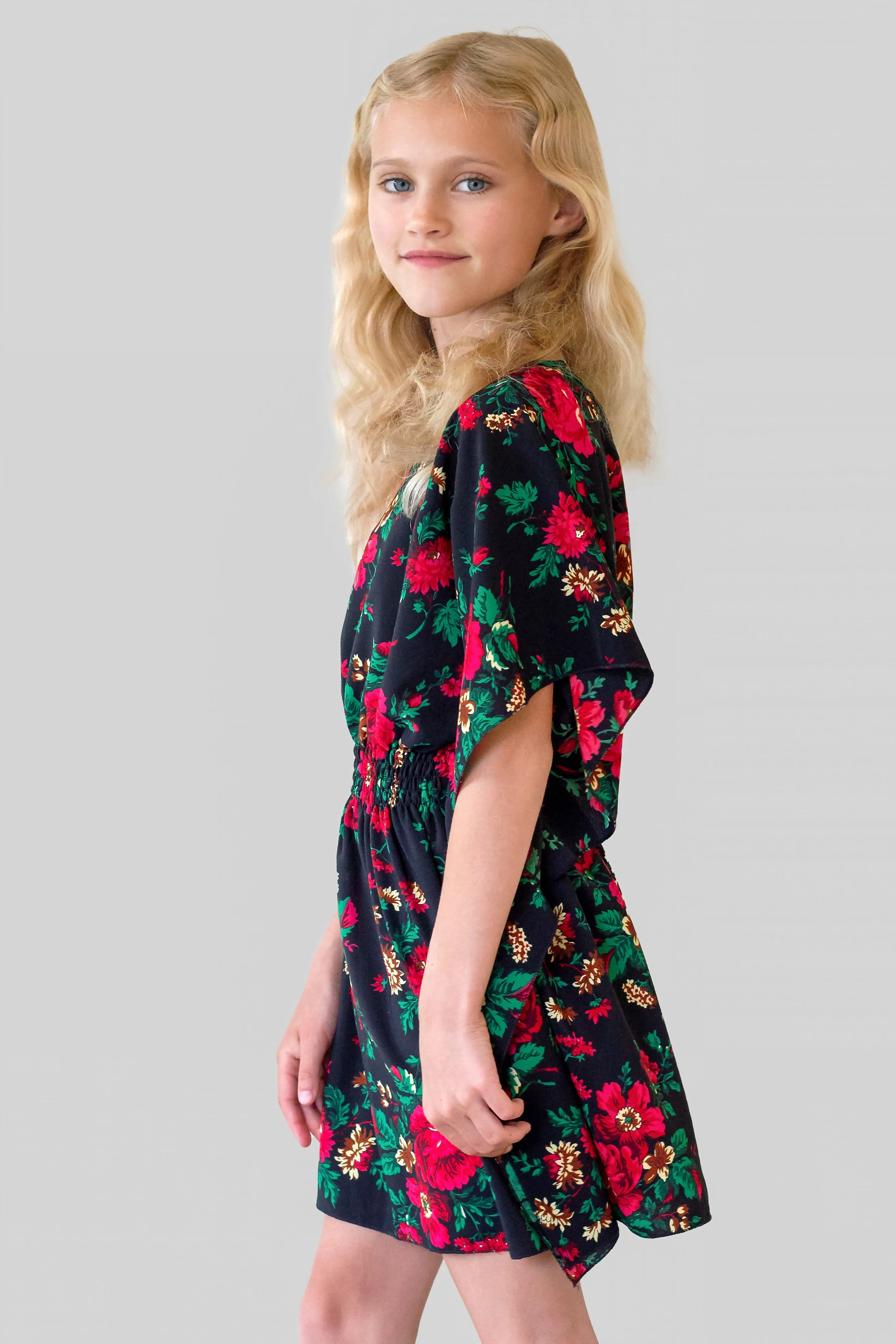 Eliza Girl's Black Tunic
