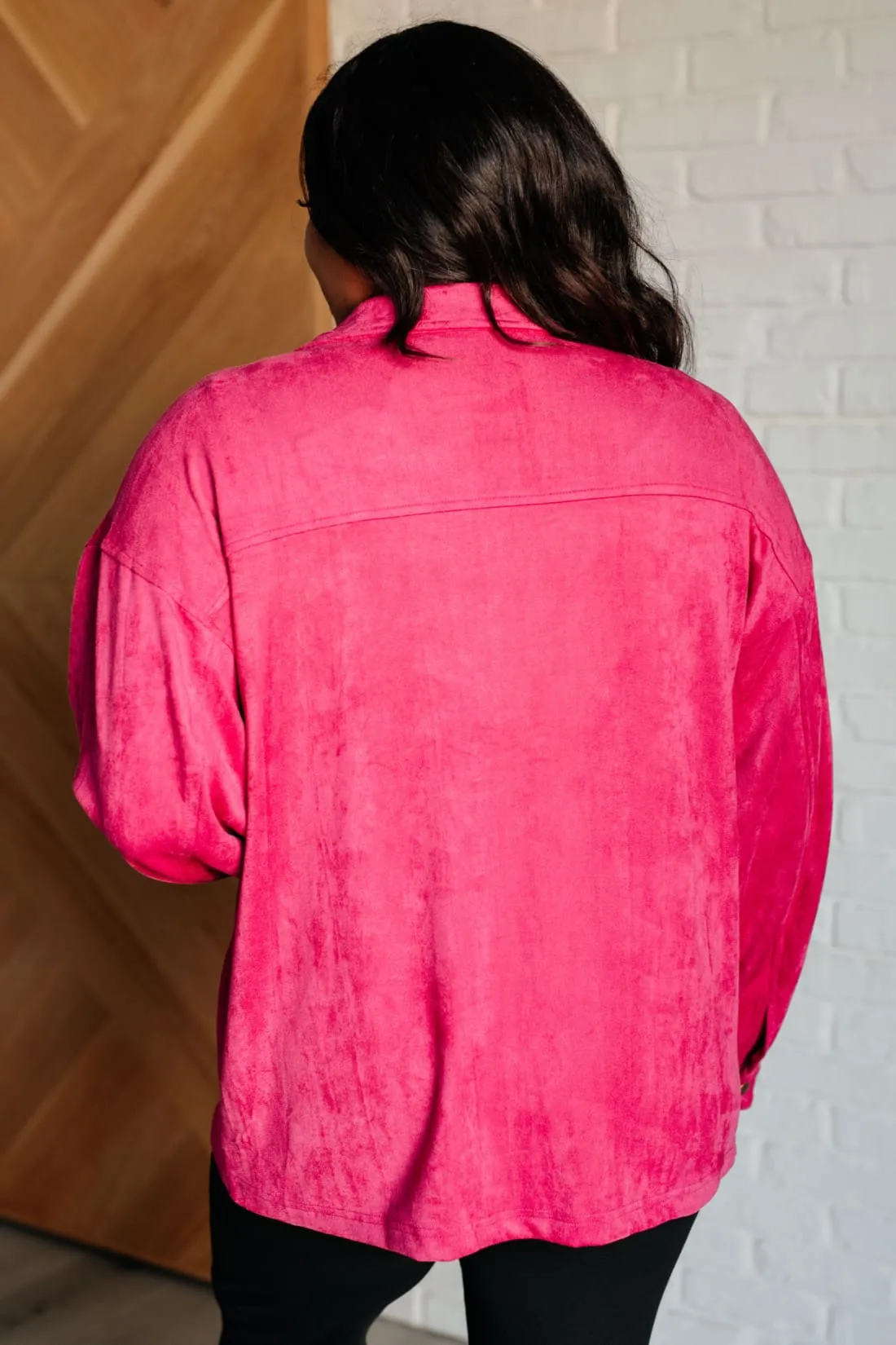 Faux Suede Shacket