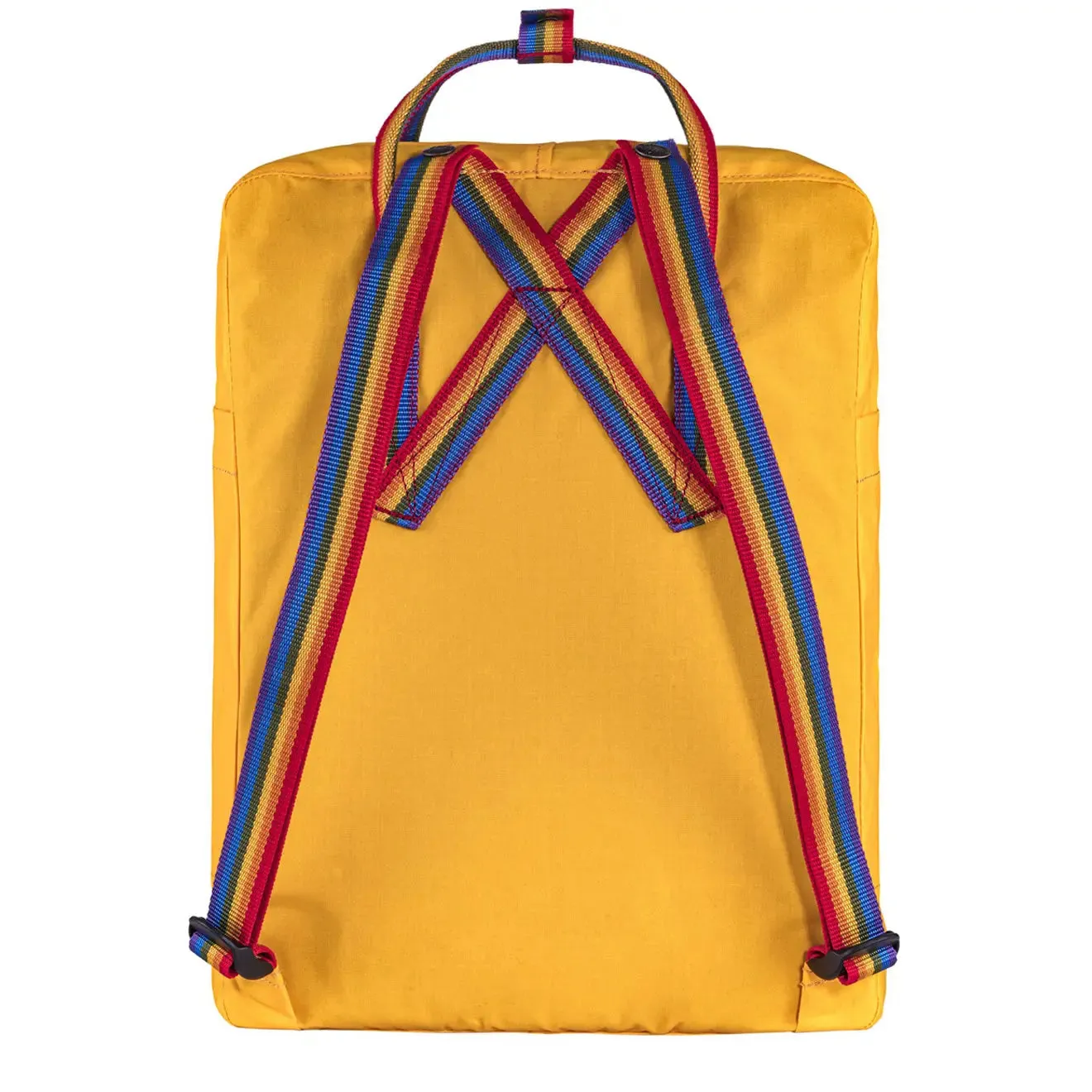Fjallraven Kanken Classic Backpack Warm Yellow Rainbow Pattern