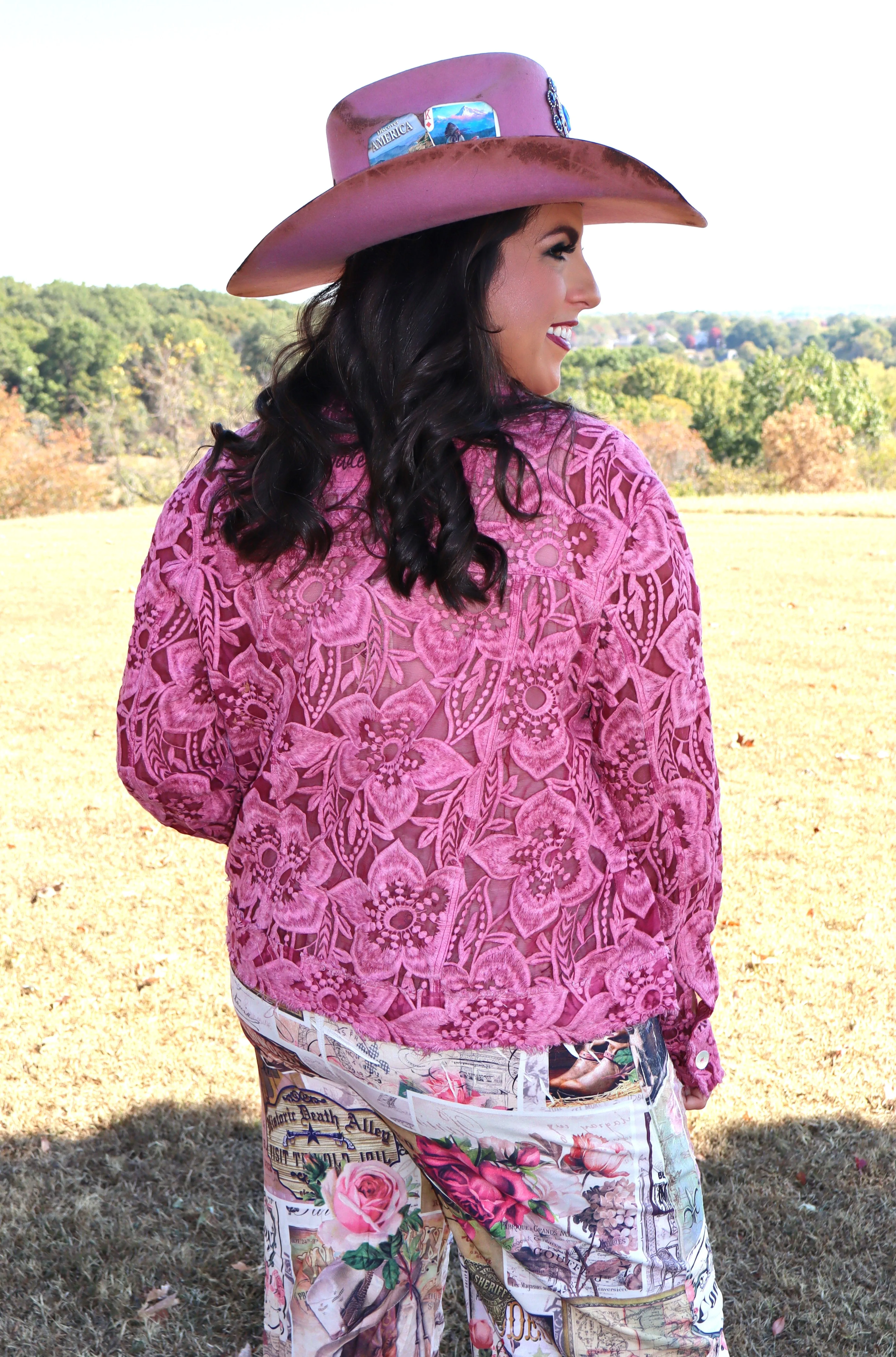 Garden Bliss Jacket - Rose