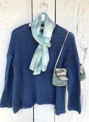 Handmade AuroKnits Sweater - Budgie