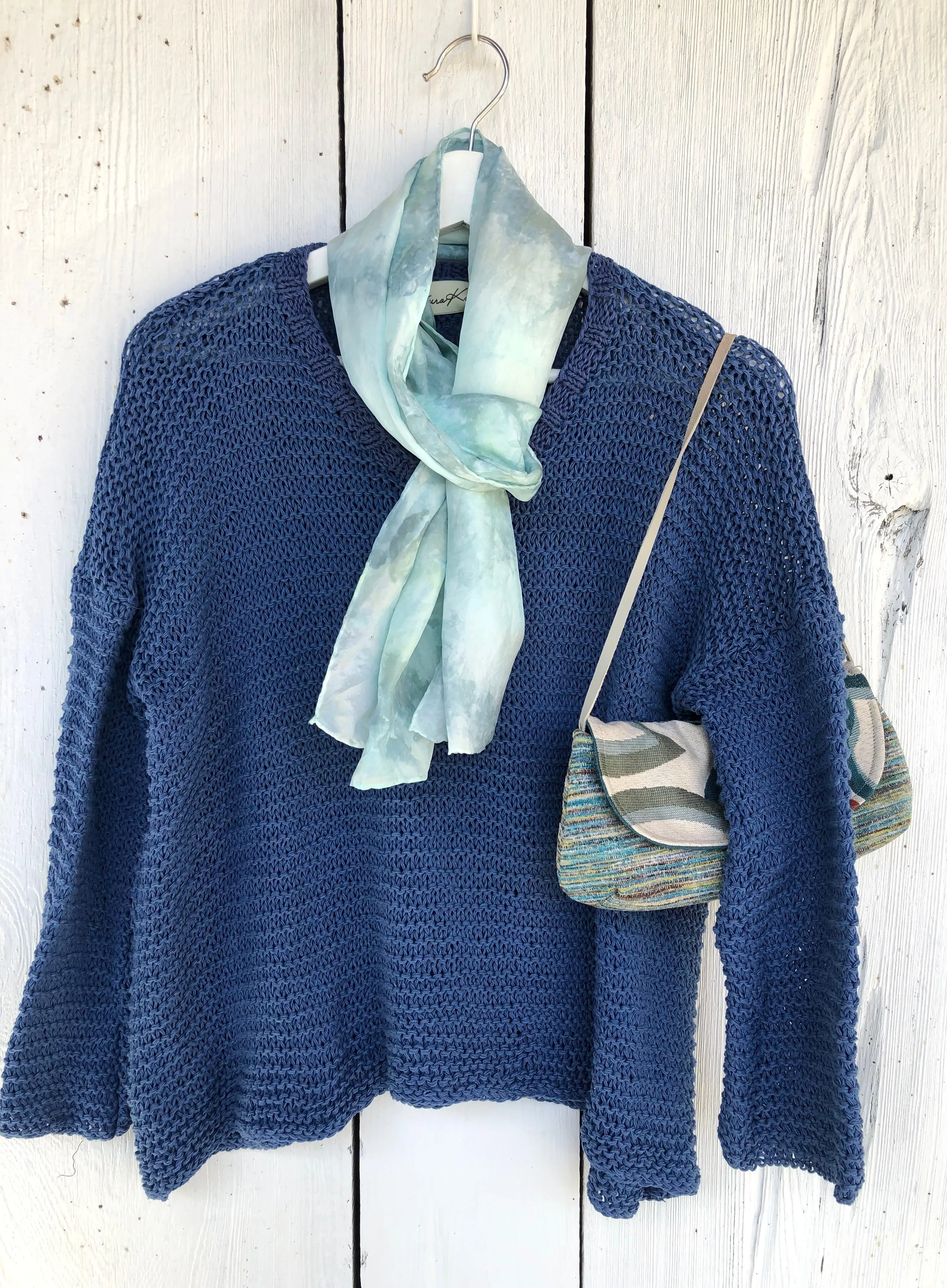Handmade AuroKnits Sweater - Budgie